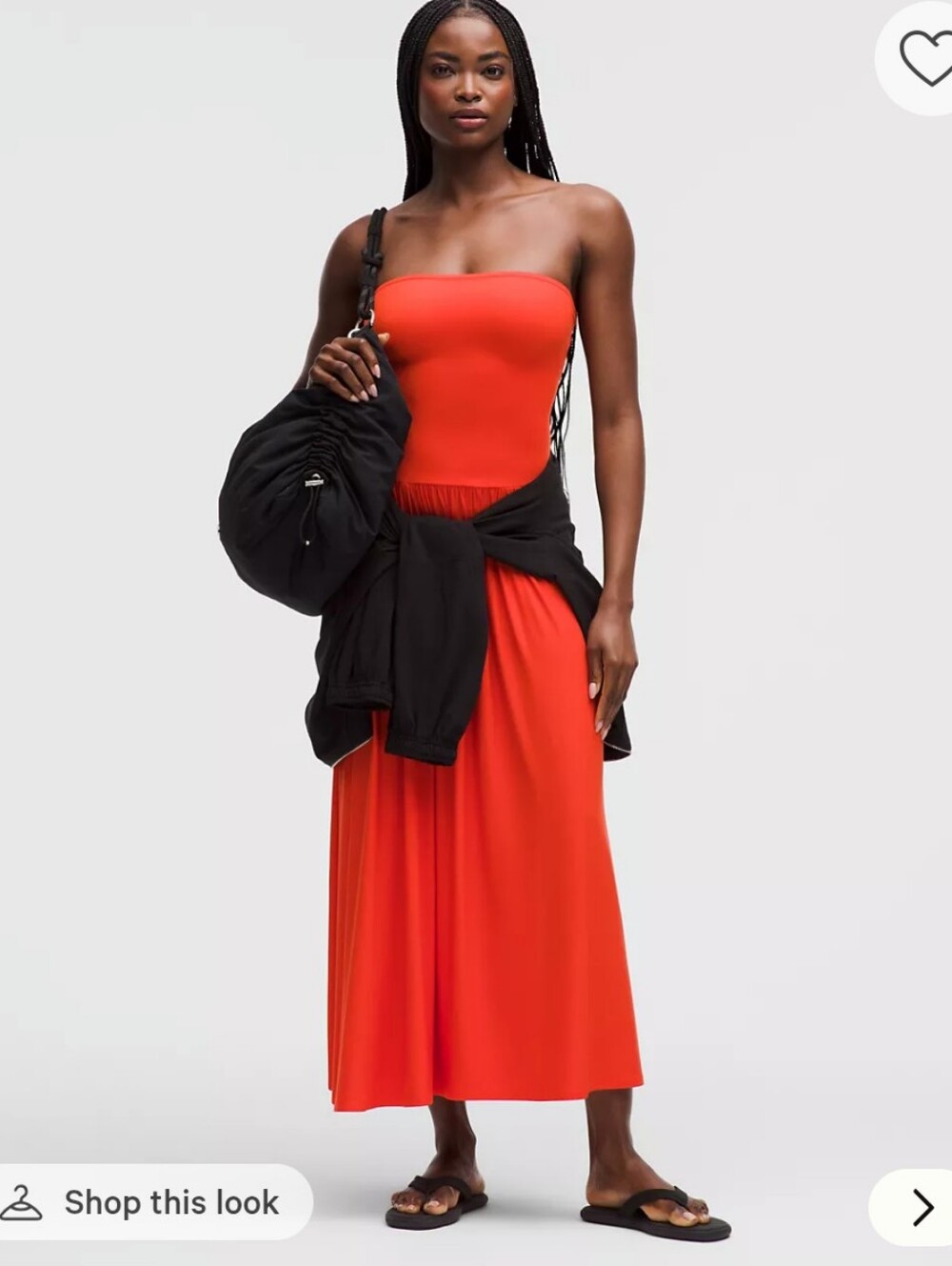 Lululemon 2-in-1 Maxi Dress Skirt Cherry Ember M